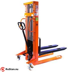 Штабелер гидравлический 1,0 т 1,6 м XILIN SDJAS1016 с расширенными опорами фото №1