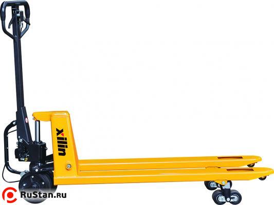 Тележка гидравлическая 2500 кг 1150 мм XILIN BFA 
с механическим приводом (полиуретановые колеса) фото №1