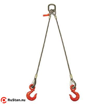 Строп канатный 2СК г/п 2,5 т 2,0 м фото №1 Строп канатный 2СК г/п 2,5 т 2,0 м фото №1