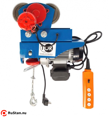 С ТЕЛЕЖКОЙ таль электрическая TOR PA 400/800 кг 20/10 м (модель Z) фото №1
