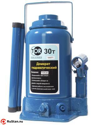 Домкрат гидравлический TOR ДГ-30 г/п 30,0 т фото №1