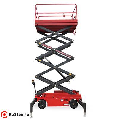 Самоходный Ножничный Подъемник  QZ-030-075 OXLIFT 300 кг 7,5 м фото №1