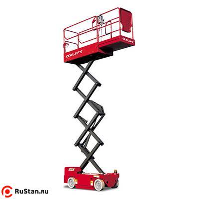 Самоходный ножничный подъемник QXE100S OXLIFT фото №1 Самоходный ножничный подъемник QXE100S OXLIFT фото №1