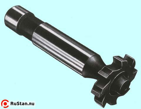 Фреза Для пазов сегментных шпонок 25х6,0х 65мм ц/х Р6АМ5 Z=8 "CNIC" фото №1