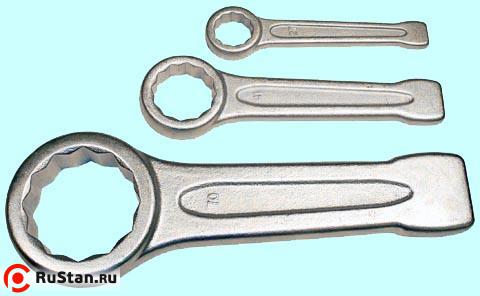 Ключ Накидной 55 односторонний ударный, цинк CrV (SR009) "CNIC" фото №1
