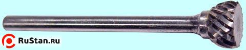 Борфреза тв.спл. конич.с обратным конусом грушевидная D 1/2 6R 6х3,5х48 х-к 3мм фото №1 Борфреза тв.спл. конич.с обратным конусом грушевидная D 1/2 6R 6х3,5х48 х-к 3мм фото №1