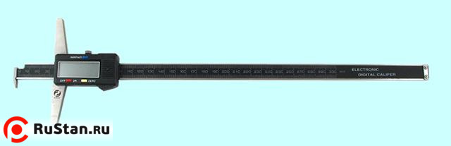 Штангенглубиномер 0- 300мм ШГ-300, электронный, цена дел. 0.01 c зацепом "CNIC" (241-335) фото №1