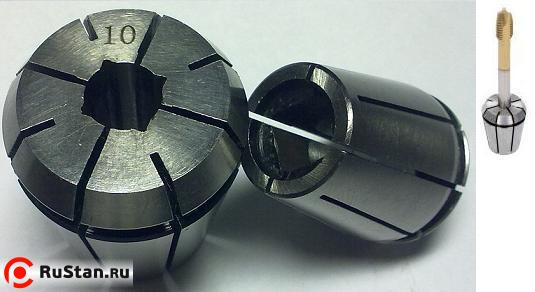 Цанга d 4,5  ER16 для метчиков с квадратом S 3,4мм "CNIC" фото №1