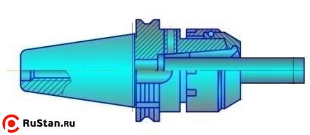 Патрон Цанговый с хв-ком 7:24 - 50 (6151-7034-16 исп.2) с ЧПУ под цанги-втулки 6151-7044 (Орша) фото №1