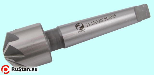 Зенковка d20,0х 24х116 конус 120° Р6АМ5 к/х Z=6 КМ2 DIN335B "CNIC" фото №1