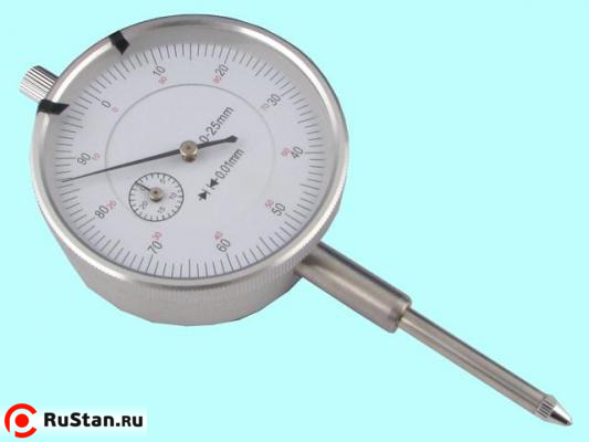 Индикатор Часового типа ИЧ-25, 0-25мм цена дел.0.01 (без ушка) (DI1811-4) "CNIC" фото №1