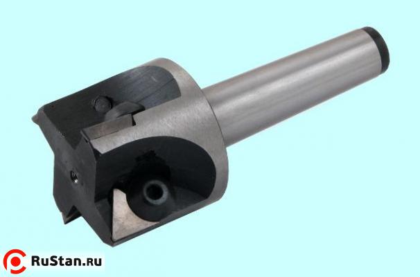 Фреза Концевая d63,0х122.7 к/х с мех. креплением тв. 3-х гранных пластин TPUN-220412 Z=4 КМ3 "CNIC" фото №1