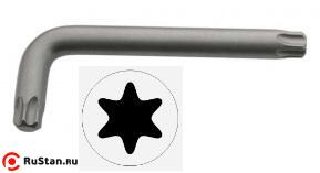 Ключ TORX Т10 L 51х17мм CrV "CNIC" фото №1 Ключ TORX Т10 L 51х17мм CrV "CNIC" фото №1
