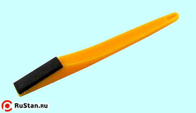 Брусок алмазный Тип 01 (плоский) 40х10х3х150 SSD-2(АС4) 160/125 100% В2-01, 5,28 карат с ручкой "CNIC" фото №1
