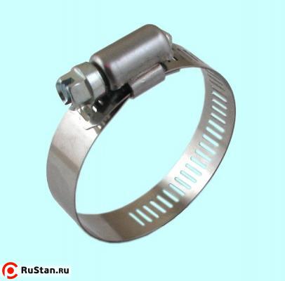 Хомут червячный CNIC 40-60/12,7мм W2 нержавеющая сталь с оцинкованным винтом SAE J1670 (05B4060) фото №1 Хомут червячный CNIC 40-60/12,7мм W2 нержавеющая сталь с оцинкованным винтом SAE J1670 (05B4060) фото №1