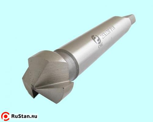 Зенковка d25,0х 29х106 конус 120° Р18 к/х Z=3 КМ2 DIN335D "CNIC" фото №1
