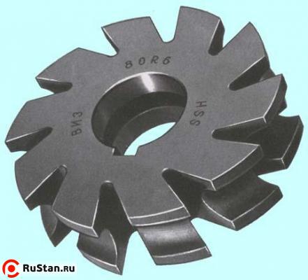 Фреза Вогнутая 80х22х27 R6,0 Р6М5 Z=10 тип2 фото №1 Фреза Вогнутая 80х22х27 R6,0 Р6М5 Z=10 тип2 фото №1