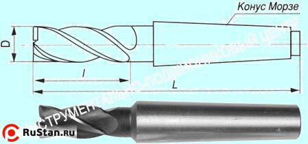 Фреза Концевая d14,0х 30х110 к/х Р6М5  Z=4 КМ2 фото №1