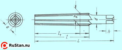 Развертка d32,0х135х200 коническая, конусность 1:30 с прямой канавкой (чистовая) фото №1