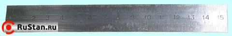 Линейка Металлическая 150х19 мм с двухсторонней шкалой (Калиброн) фото №1 Линейка Металлическая 150х19 мм с двухсторонней шкалой (Калиброн) фото №1
