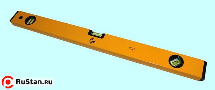 Уровень Строительный алюминиевый  400 мм х 50 мм 3 ампулы (96В) "CNIC фото №1