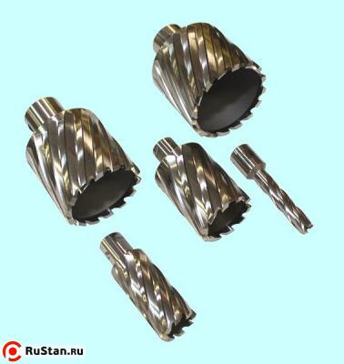 Сверло d 47х50мм корончатое кольцевое Р6АМ5 хвостовик Weldon 19мм по металлу (без выталкивателя) "CNIC" фото №1