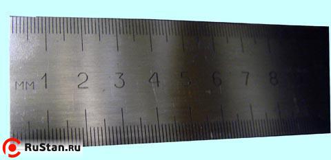 Линейка Металлическая 1000х35 мм с двухсторон.шкалой (Калиброн) фото №1