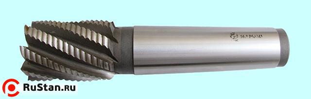 Фреза Концевая d45,0х 63х188 к/х  Р6АМ5  Z=6 КМ4 обдирочная со стружколомом "CNIC" фото №1