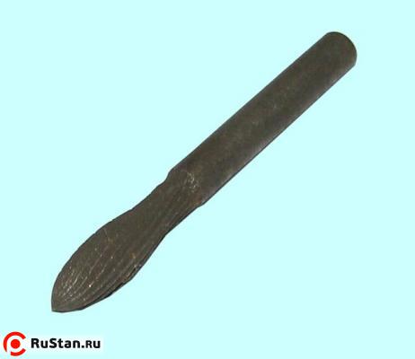 Борфреза сферосинусная  d 8х24х6х60 Р6М5 оксид. фото №1