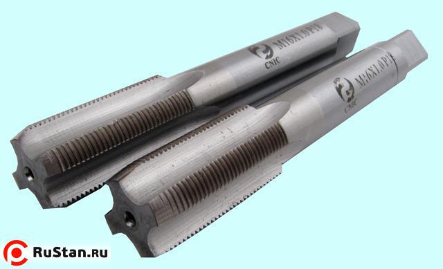 Метчик М11,0 (1,5) м/р.Р18 комплект из 2-х шт. "CNIC" фото №1