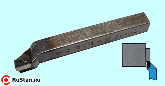 Резец Проходной упорный отогнутый 20х20х125 Р6М5К5 DIN 4980 "CNIC" фото №1