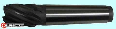 Фреза Концевая d32,0х 50х240 к/х Т15К6 с винтовой пластиной  Z=4 КМ5 обдирочная со стружколомом (без маркировки) фото №1