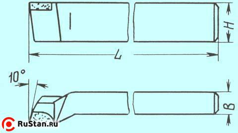 Резец Проходной упорный отогнутый 32х20х170 тв. сплав (без маркировки) фото №1 Резец Проходной упорный отогнутый 32х20х170 тв. сплав (без маркировки) фото №1