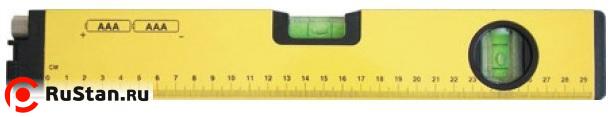 Уровень Лазерный строительный 300мм алюм., 2амп., диапазон 10м FIT(18618) фото №1