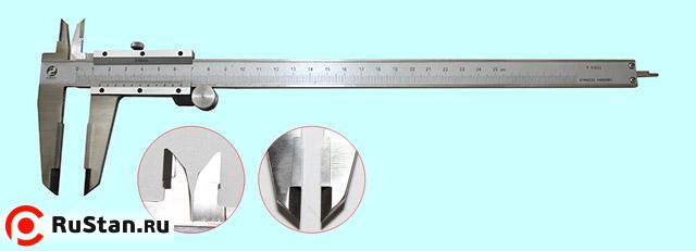 Штангенциркуль 0 - 250 ШЦТ-I (0,02) с твердосплавными губками, нерж. сталь, с глубиномером "CNIC" (141-130S) фото №1