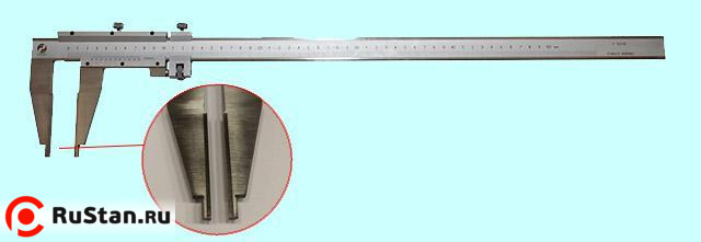 Штангенциркуль 0 - 500 ШЦТ-III (0,02) с твердосплавными губками "CNIC" (151-150S) нерж. сталь фото №1