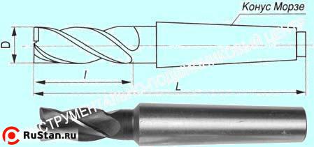 Фреза Концевая d63,0х 90х248 к/х  Р6АМ5  Z=4 КМ5 "CNIC" фото №1