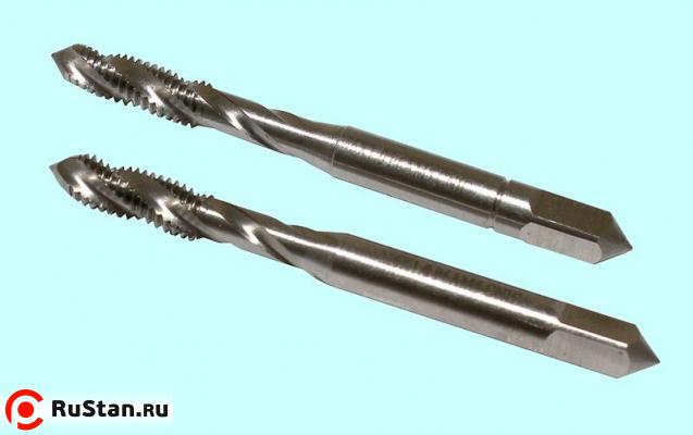 Метчик М 6,0х0,75 м/р.Р6АМ5 винтовая канавка комплект из 2-х шт. "CNIC" фото №1