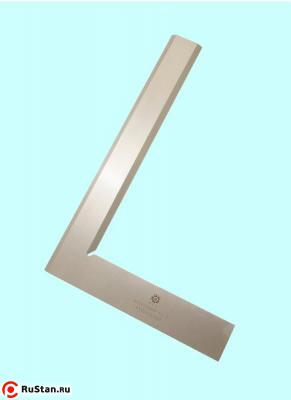 Угольник УЛП  50х40 поверочный лекальный плоский кл.т.0 DIN 875 "TLX" (ZT07-B001) нерж. сталь фото №1