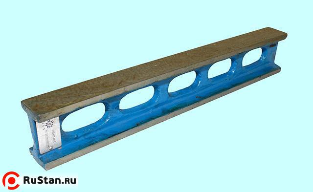 Линейка Поверочная тип ШД-2500х90мм кл.точн.1 с широкой раб. пов-тью двутаврового сечения чугунная, шаброванная "TLX" фото №1