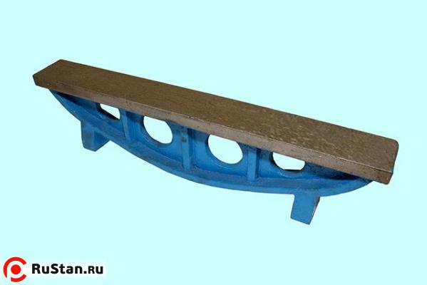 Линейка Поверочная тип ШМ-1600х70мм кл.точн.1 с широкой рабочей пов-стью (мостик) чугунная шаброванная "TLX" фото №1