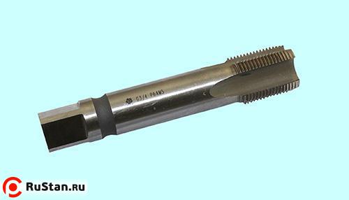 Метчик G 1 1/4" Р6АМ5 трубный цилиндрический, м/р. (11 ниток/дюйм) ГОСТ 3266 "TLX" фото №1