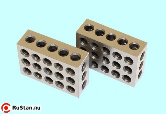 Комплект установочных пластин  76,2х50,8х25,4мм (3" х 2" х 1") комплект из 2шт. +/- 0,005 "CNIC" (HD-1-1) фото №1