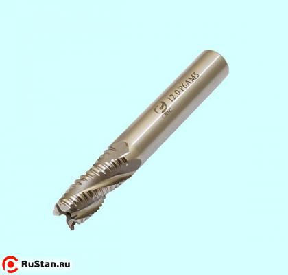 Фреза Концевая d18,0х 63х123 ц/х Р6АМ5 Z=4 обдирочная со стружколомом "CNIC" dхв-16мм фото №1