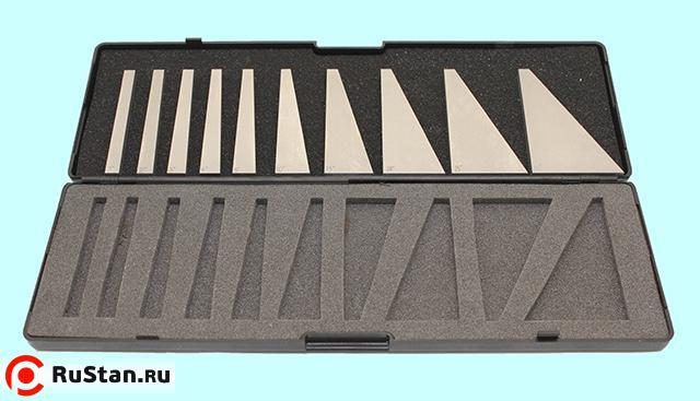 Набор мер плоского угла (10 мер от 1° до 30°), ±20" "TLX" (ZT02-08) фото №1