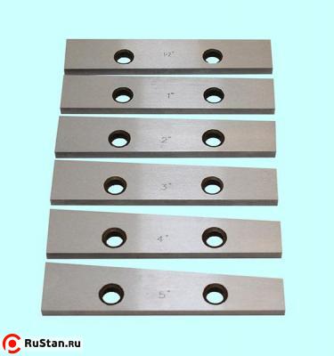 Набор мер плоского угла ( 6 мер от 1/2° до 5°), ±10' "TLX" (ZT02-02) фото №1