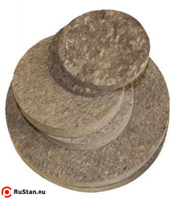 Круг полировальный 300х20мм (войлочный, грубошерстный ГШ) без отверстия фото №1