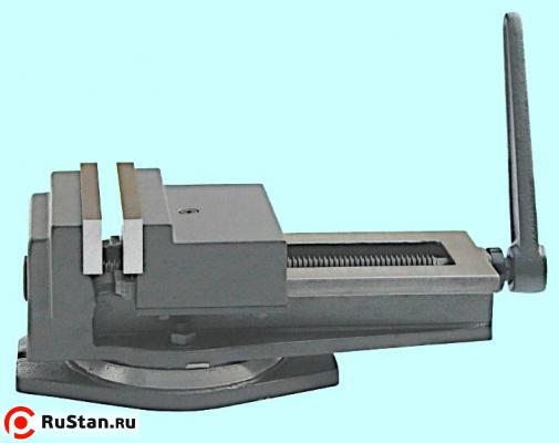 Тиски Станочные 250мм чугунные поворотные с открытым винтом, ход 280мм  Q13 (QB)250 "CNIC" фото №1