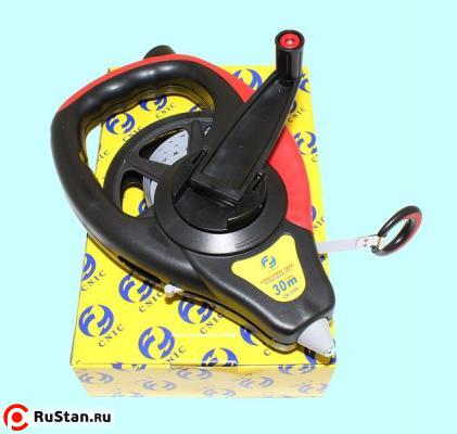 Рулетка  30 метров х 13мм в полузакрытом корпусе (геодезическая) "CNIC" CR-J6 (J306) фото №1