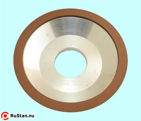 Круг алмазный 12А2-45град.(чашечный конический) 250х20х3х50х76 SSD-2(АС4) 125/100 100% В2-01 191,0 карат "TLX" фото №1